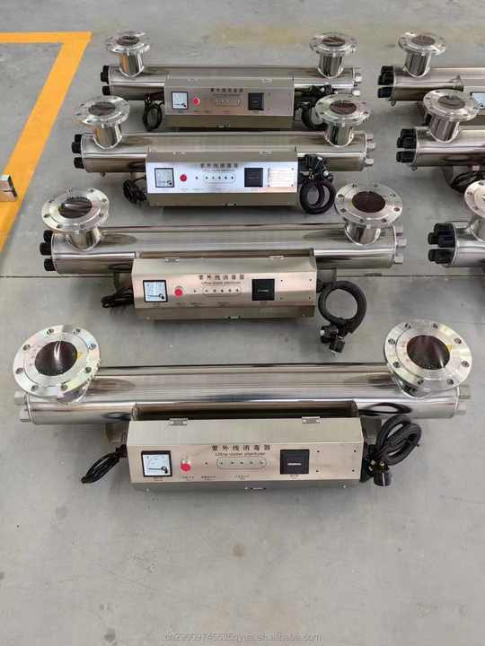 SUS304 SUS316 Material UV Sterilizer Ultraviolet Light for Aquaculture Water Treatment - view 5