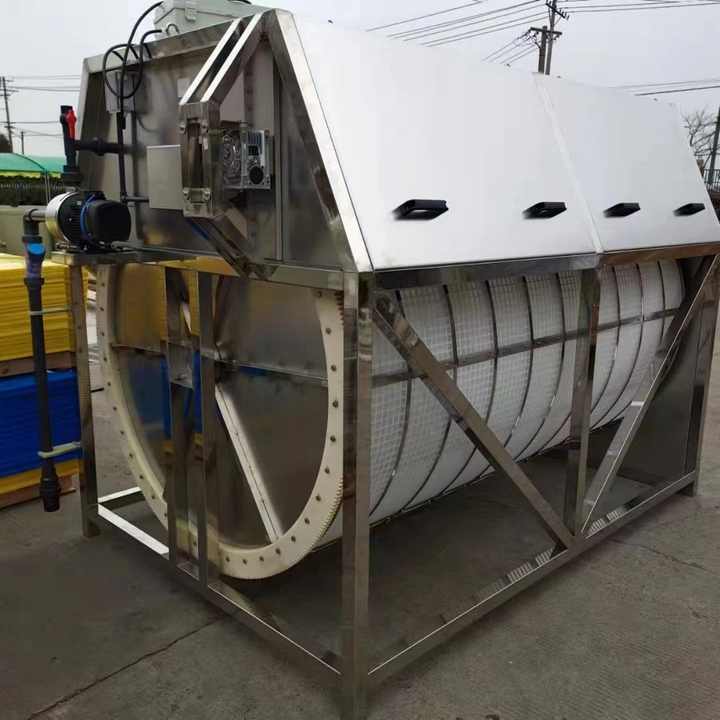 New Products Sewage Treatment Rotary Drum Filter 304 Filtration Rotary Drum  200m3/h - view 3