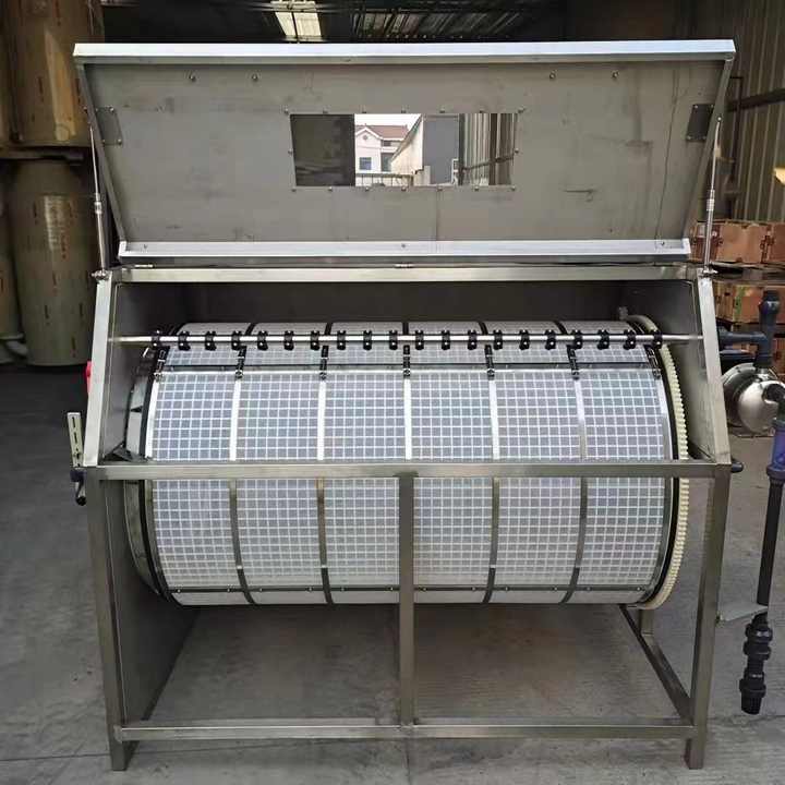 Stainless Steel Drum Filter Material Aquaculture Rotary Drum Filters for Fish Pond  Aquaculture System - view 3