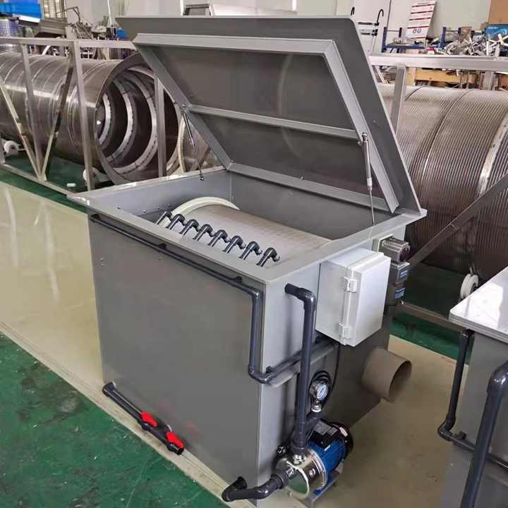 High Efficient Aquaculture Rotary Drum Filter for Fish Farm Ras Fish Pond for Home - view 5