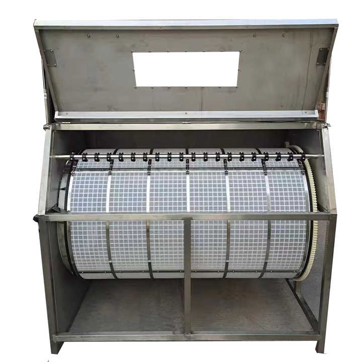 Stainless Steel Rotary Drum Filter Used for Wastewater Treatment Catfish/shrimp/crab Farming - view 3