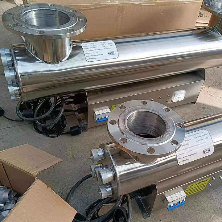 SS316 Stainless Steel UV Sterilizer Sewage Treatment Sterilization Equipment - view 3