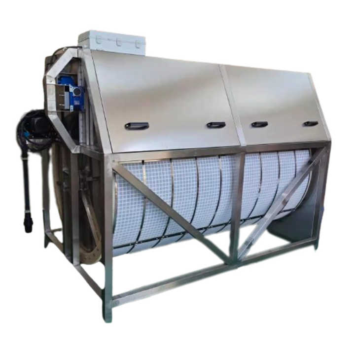 150T/hr Indoor Fish Farm Aquaculture Drum Filter Rotary Koi Pond Equipment for Koi Pond Aquaculture - view 4