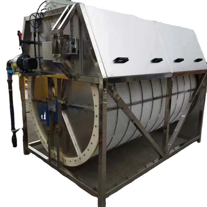 Stainless Steel Drum Filter Material Aquaculture Rotary Drum Filters for Fish Pond  Aquaculture System