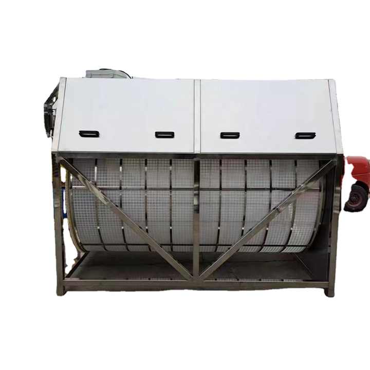304 High-Density Aquaculture Stainless Steel Drum Filter for Koi Fish Pond Submerged with 220V Motor Gearbox 1-Year Warranty