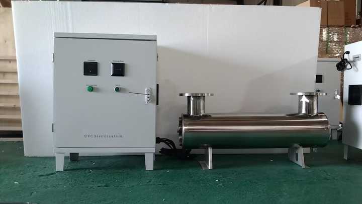 NATIN 100W Stainless Steel 304/316 Ultraviolet UVC Water Sterilizer Disinfection by UV Treatment 0.5gpm-1gpm - view 4