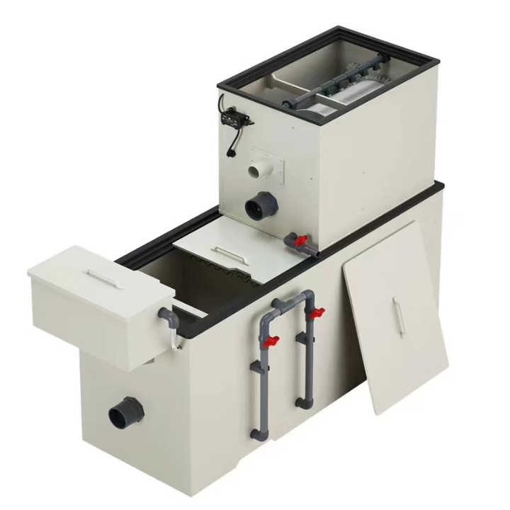 NATIN Aquaculture Ras 20T  Drum Filter for Fish Farm/Pond/Hatchery Koi Filter System Integrated Filtration System