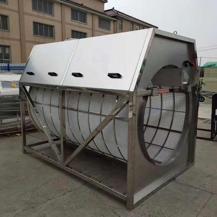 Rotary  Drum Filter Machine  Stainless Steel External Water Inlet Sewage Filter Equipment - view 4