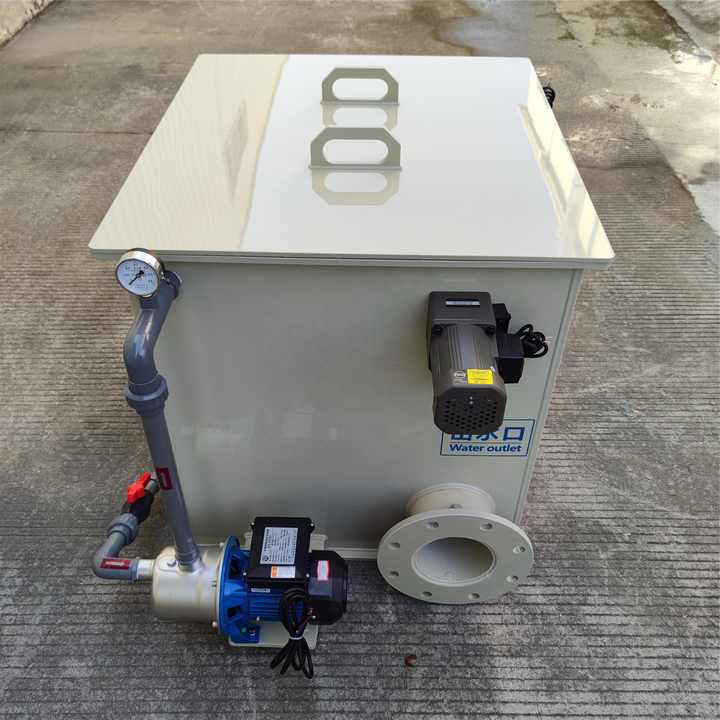 SS316 Screen  Sea Water Fish  Shrimp Farm External Rotary Drum Filter  Micro Filter for Fish - view 3