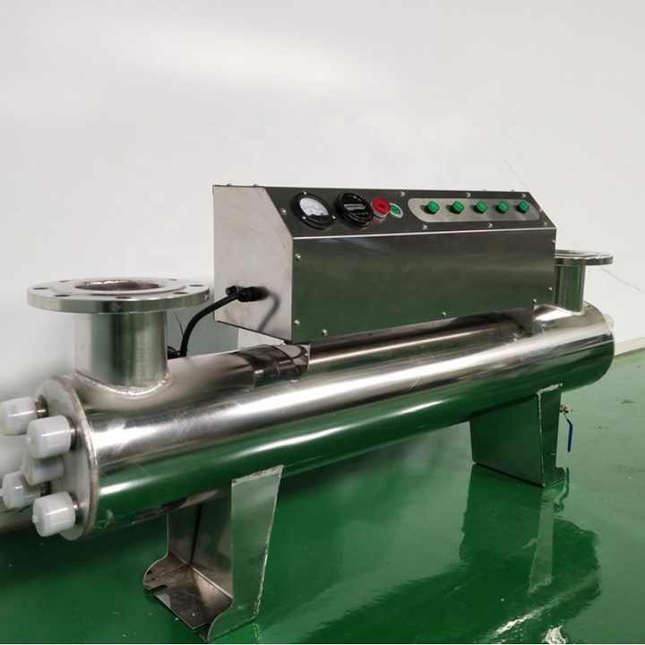 UV Ultraviolet Sterilizer for Sewage Treatment Over-Flow Pipeline Disinfection Equipment 220V Motor Core Sewage Sterilization - view 3
