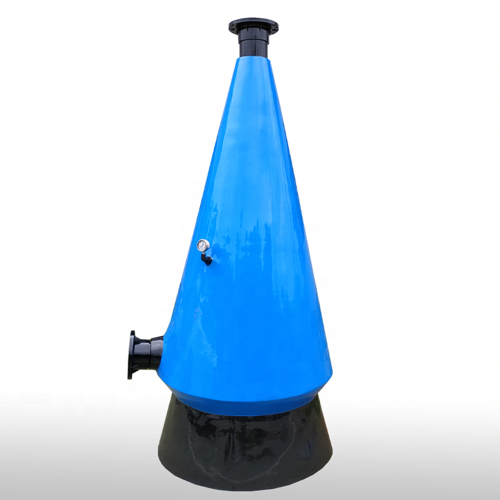 High Density Farm 10-100m3/h Ras Fish Farming Aquaculture Equipment Fiberglass FRP Oxygen Cone - view 3