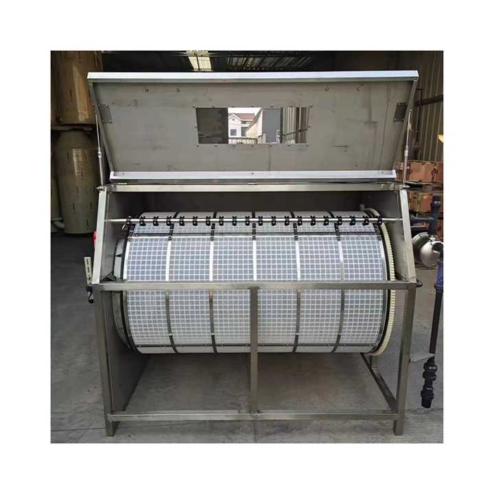 Provide Customized Services Fish Pond Rotary Drum Filter Aquculture Equipment of Natural Pond