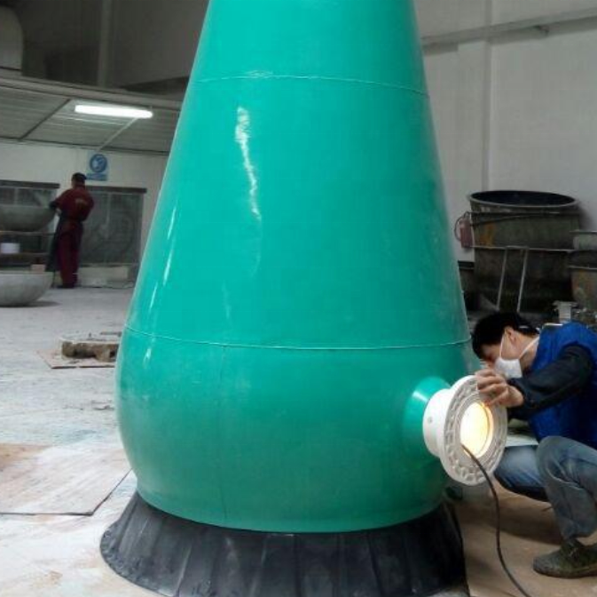 Manufacturers Spot High Efficiency Fish Farming FRP Oxygen Cone  Ras Oxygen Cones - view 4