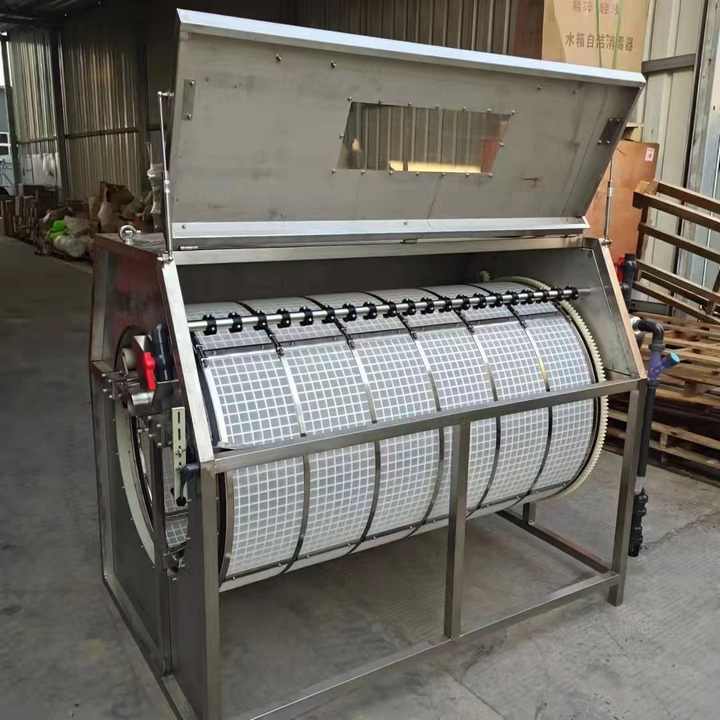 Aquaculture Equipment for Rotary Vacuum Drum Filter Stainless Steel Filter Equipment Drum Filter for Fish Farm - view 4
