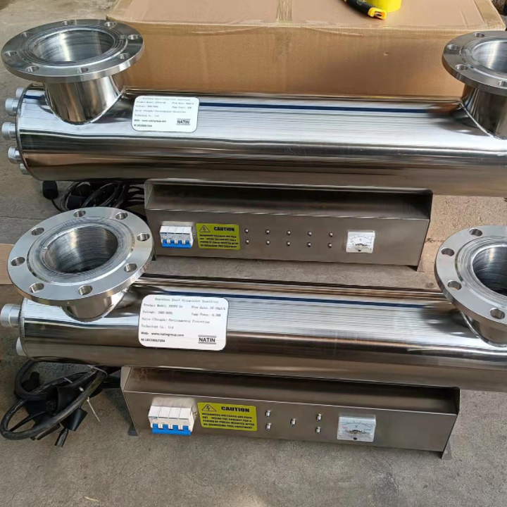 UV Ultraviolet Stainless Steel Sewage Sterilizer Equipment Aquaculture 220V Engine Ultraviolet Sterilizer for Aquaculture - view 4