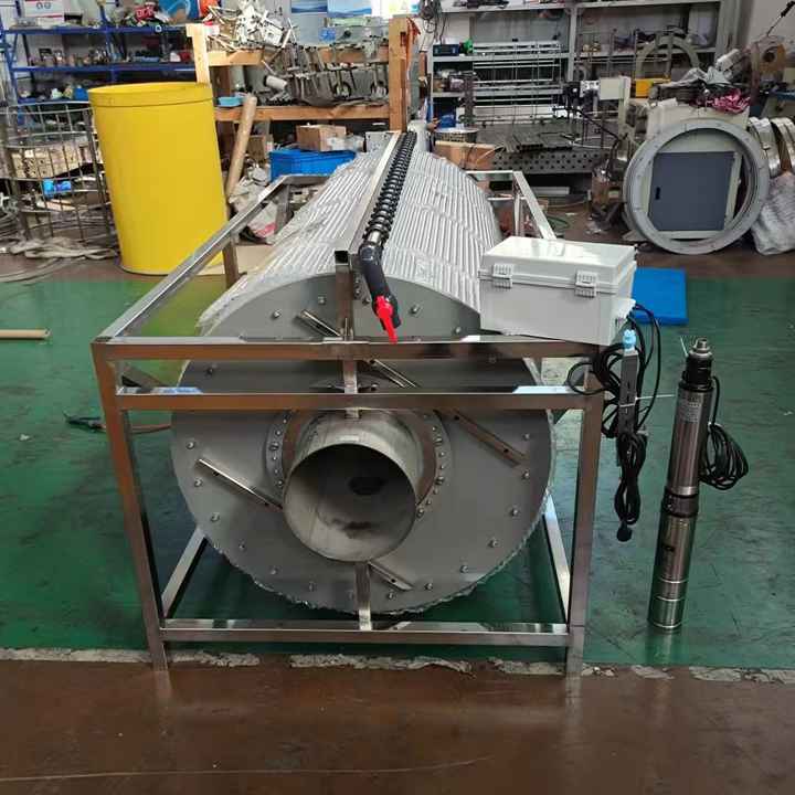 Sinking Stainless Steel Drum Filter Aquaculture Equipment RAS Filter - view 3