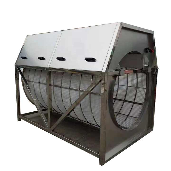 300m3 Stainless Steel Rotary Pond Vacuum Drum Filter for Shrimp & Koi Farming Used 220v