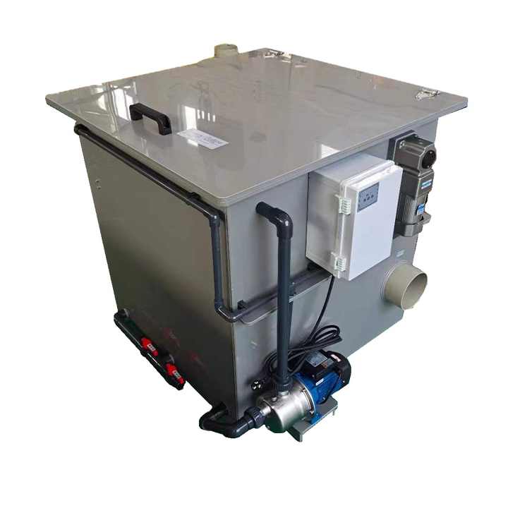 Large Capacity 316L Stainless Steel Grouper Culture Rotary Drum Filter 220V Motor and Gearbox Core Components