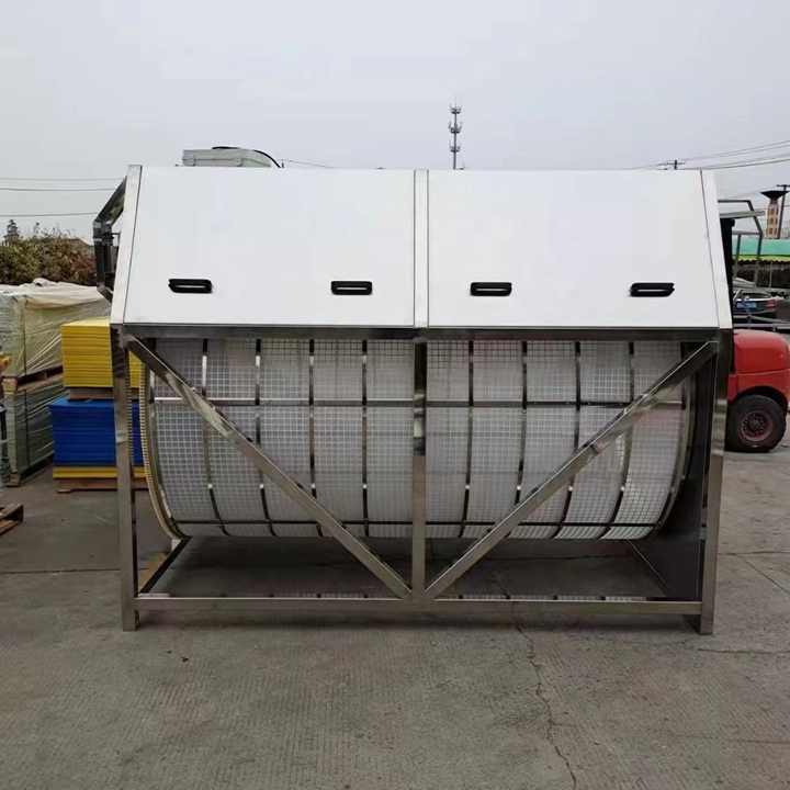 1000tons/h Large Capacity Stainless Steel Rotary Drum Filter for Water Waste Aquaculture Equipment Koi Pond Filter