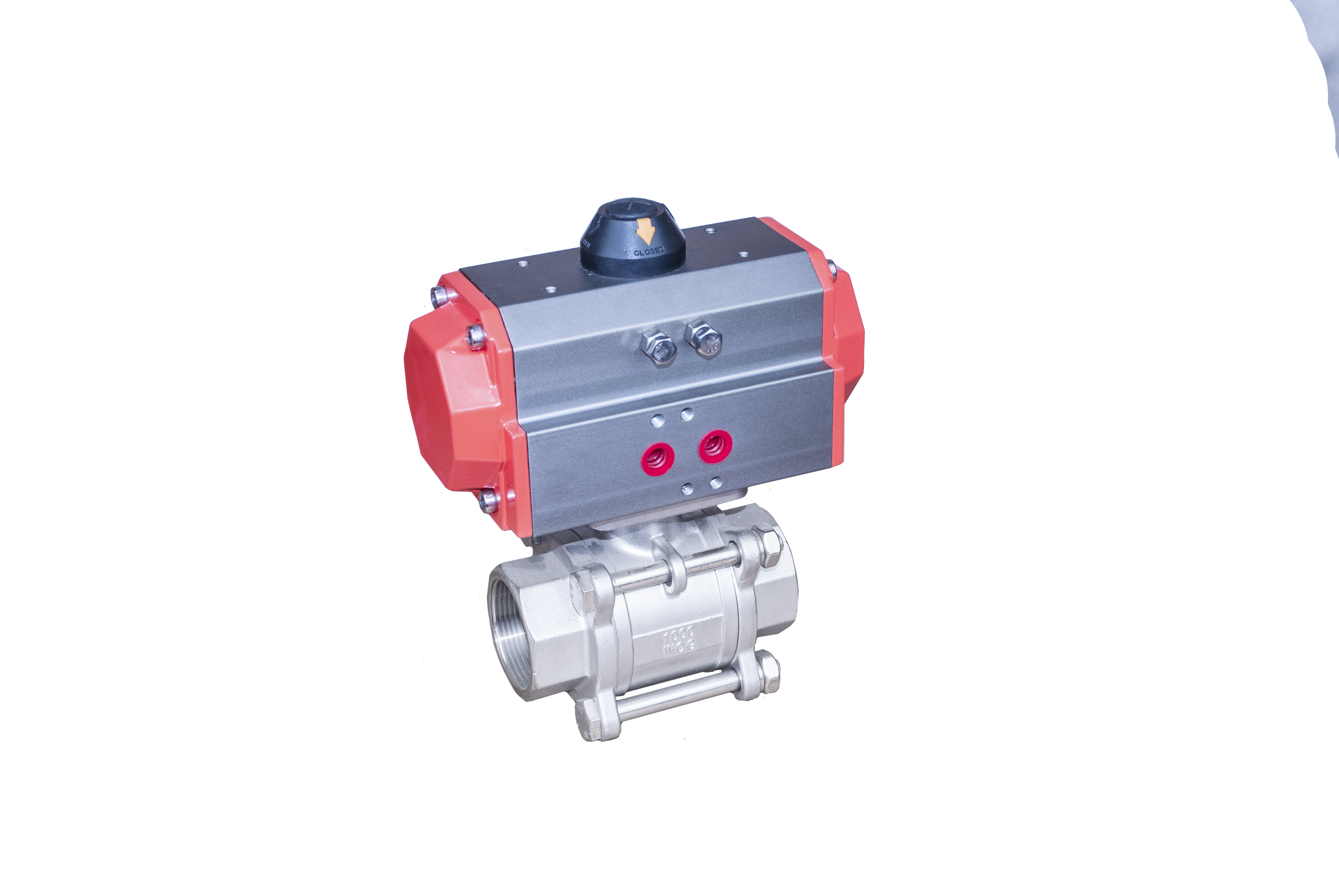 3PC Pneumatic Ball Valve